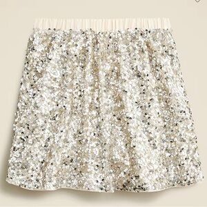J Crew Girls Sequin Skirt